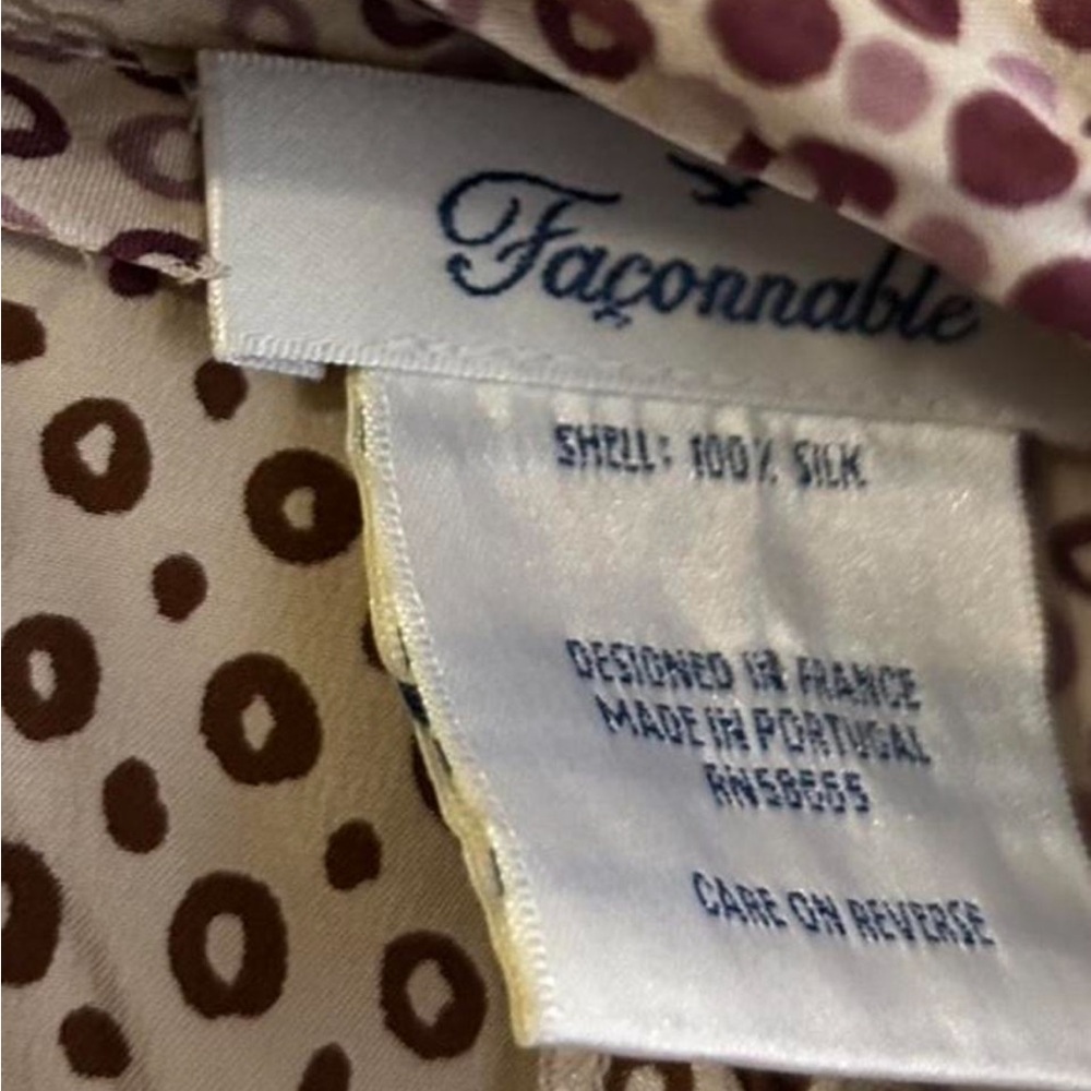 Vintage Tie Neck Blouse - Picture 3 of 3